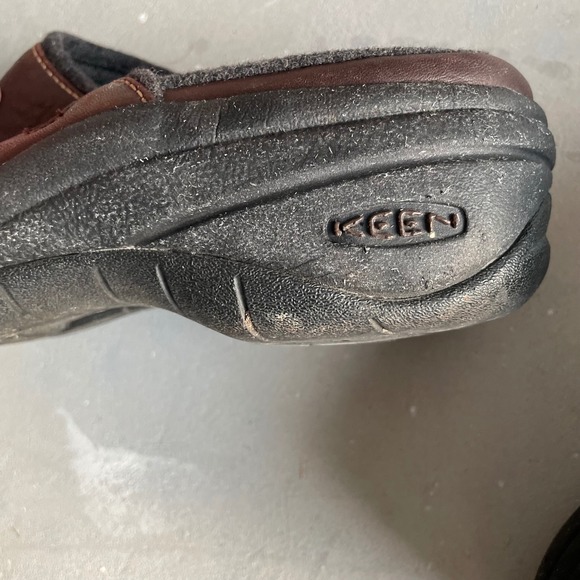 KEEN Shoes Womens Size 9 Brown Leather Slip-On Mule Clogs Comfort EU 39.5 - Picture 13 of 16